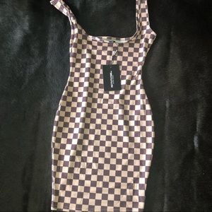 Checkerboard dress